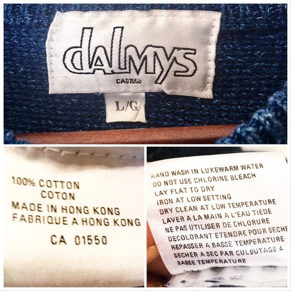 TIMELESS Knit Denim Sweater by DALMYS size L - Picture 5 of 8